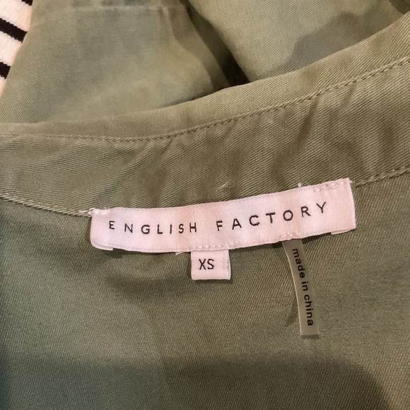 🦃 2/$20 NWOT Anthropologie English Factory Multi-Media Peplumed Jacket Size XS - Picture 8 of 9